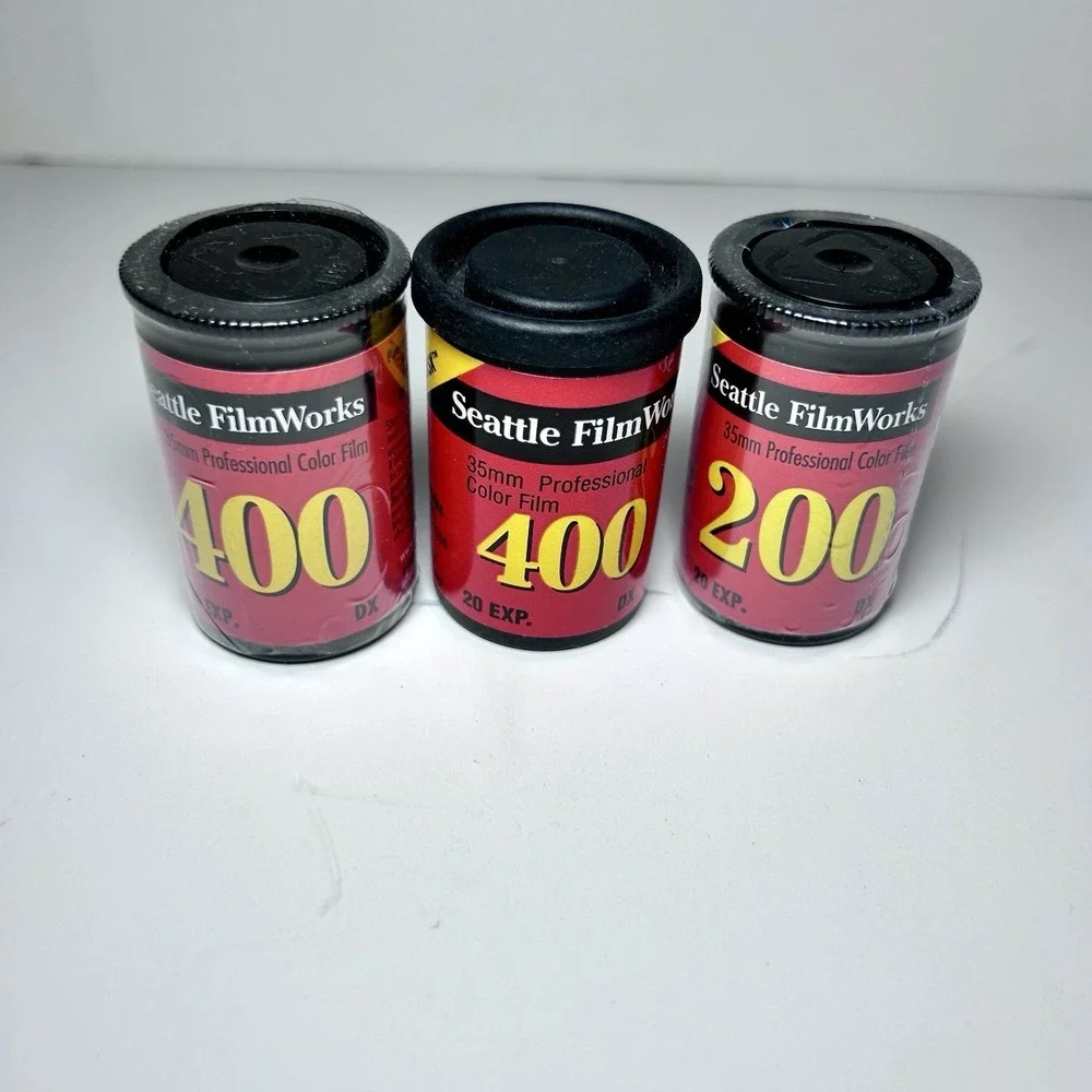 3 Seattle Film Works 35mm 20 Exposures Color ISO 400 200 Film ROLL SEALED